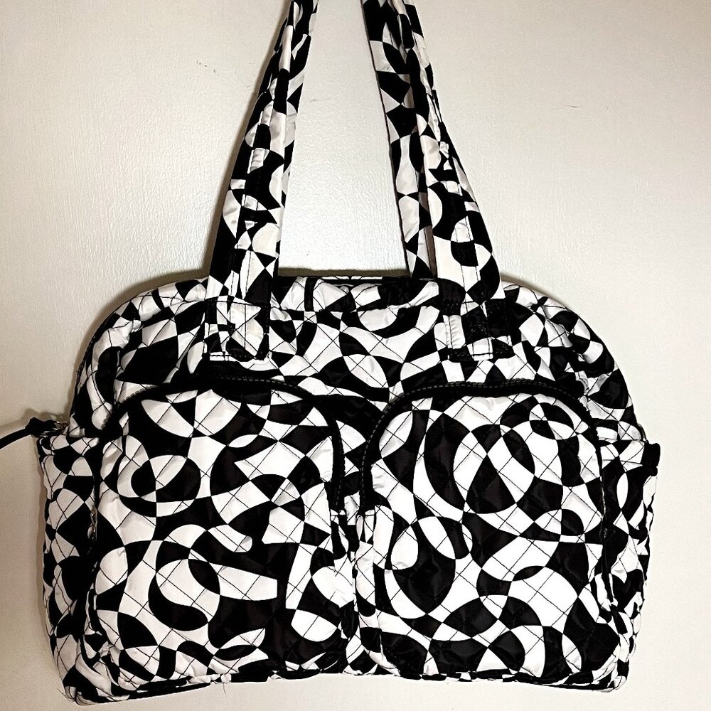 GEOMETRIC TRAVEL/DIAPER BAG